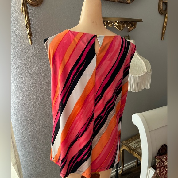 Calvin Klein Multicolor Print  career tank Top - Picture 4 of 5